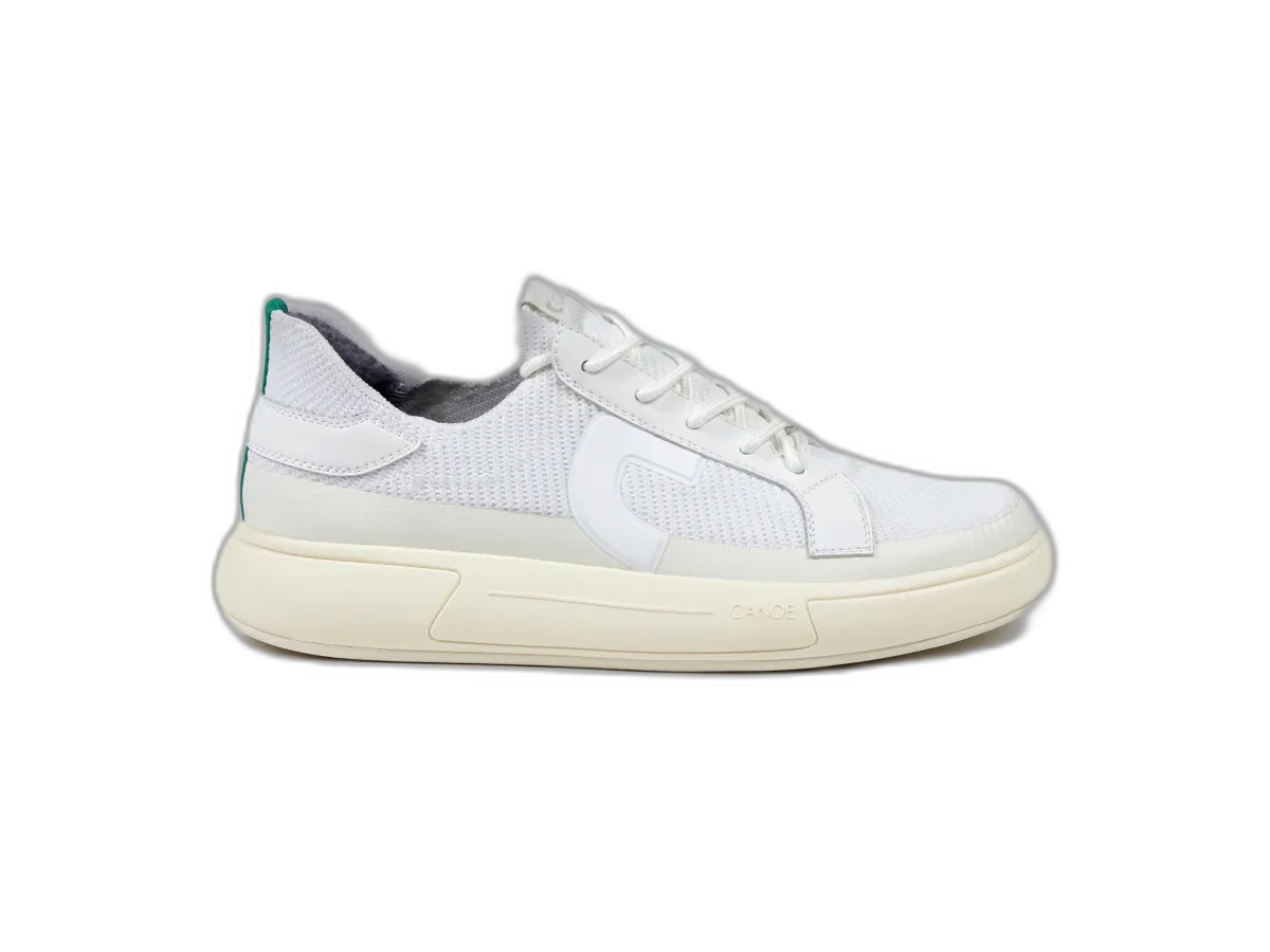 Canoe Footwear HORIZON Cloud White men's sneaker on a transparent background