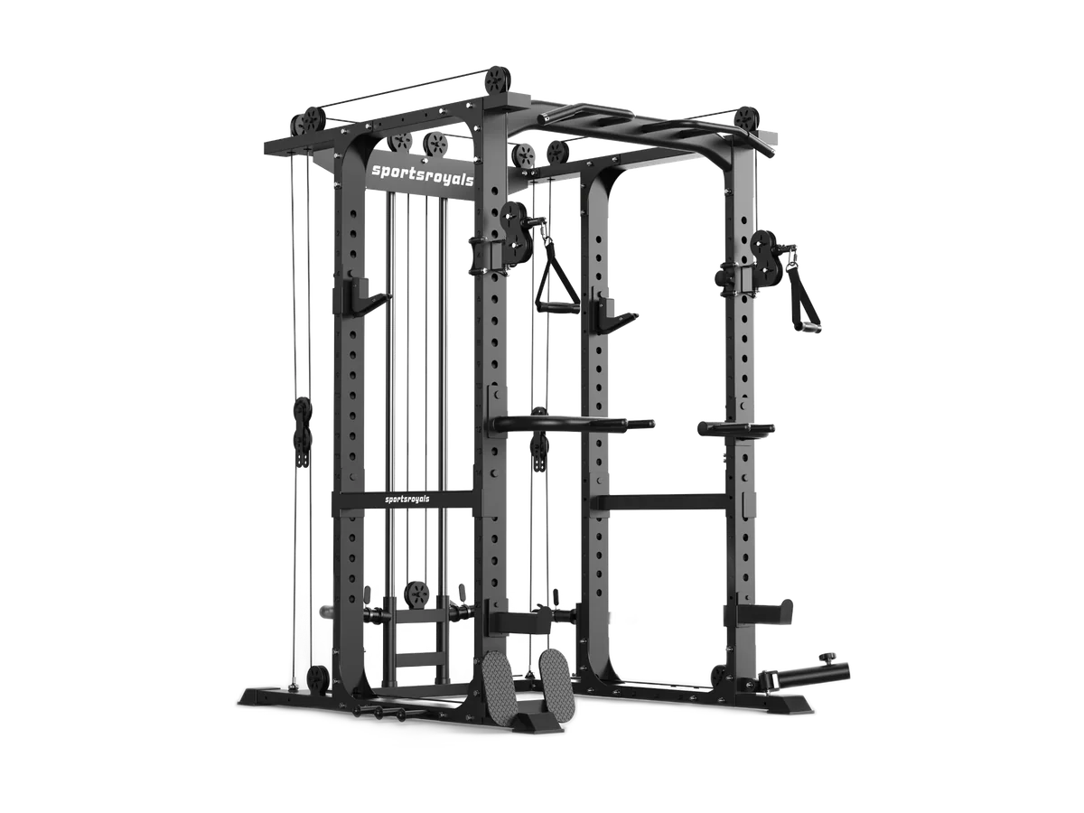FED Fitness Sportsroyals RK1 multi-function power rack.