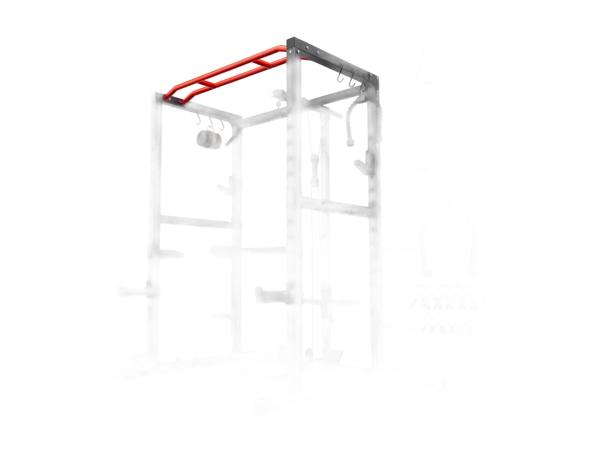 FED Fitness Sportsroyals RK2 power rack with adjustable cable system.