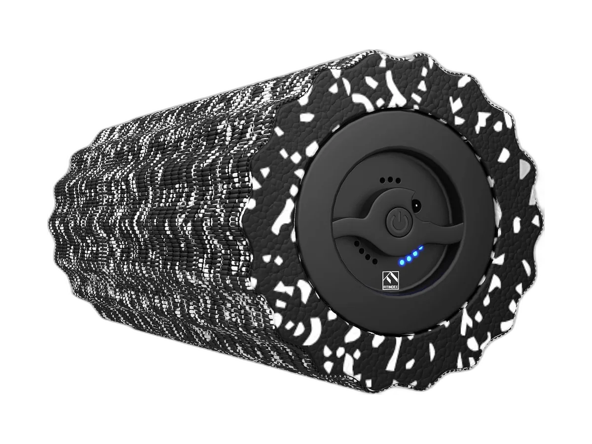 FitIndex Electric Foam Roller cut out on a transparent background