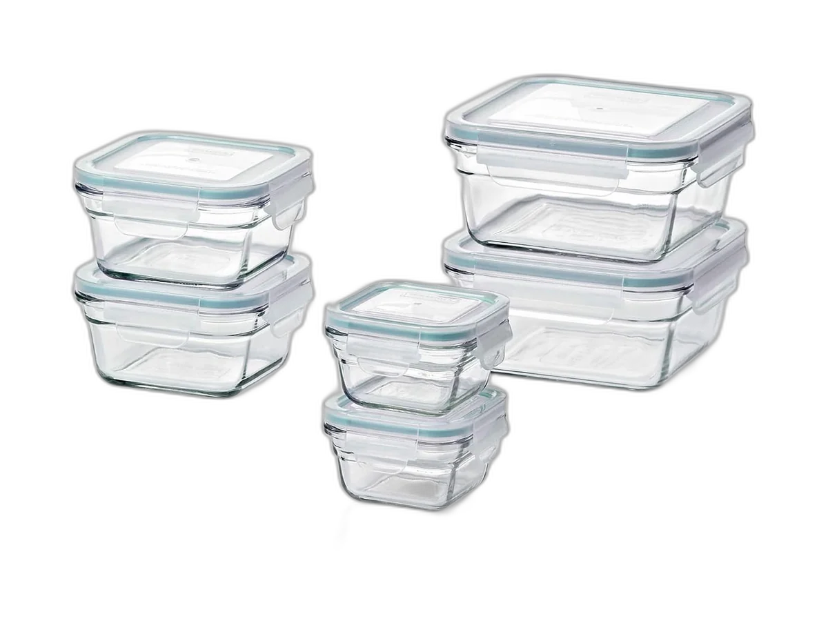 Glasslock Tempered Glass Food Storage Set, 12 Piece product image