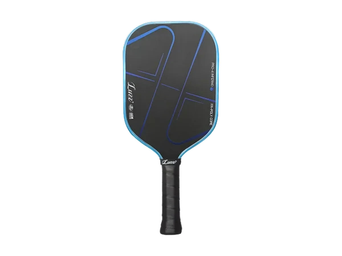 Luzz Pro 4 Blue Blaze Inferno pickleball paddle