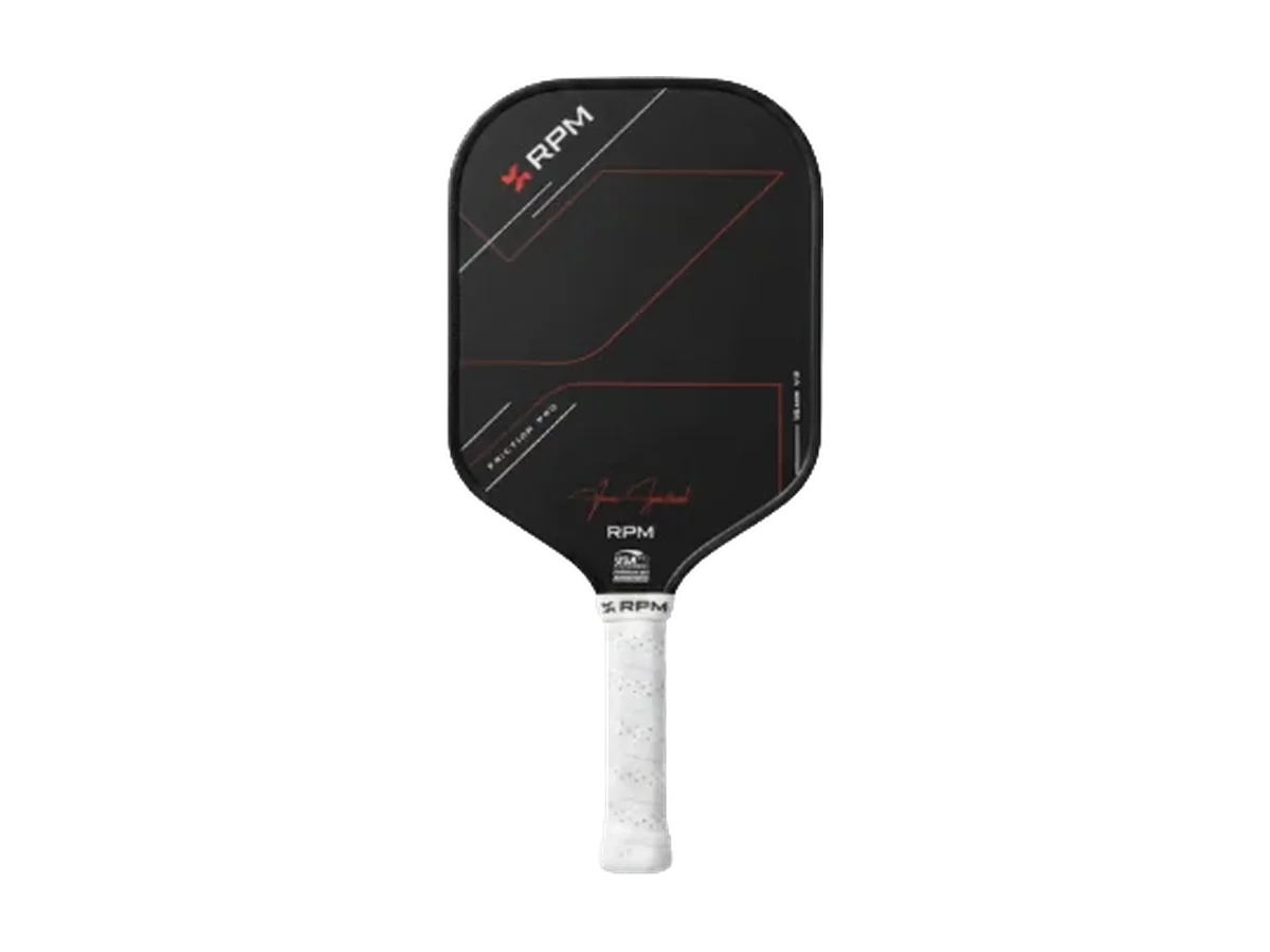 RPM Friction Pro V2 Hybrid Flat Top 14mm pickleball paddle