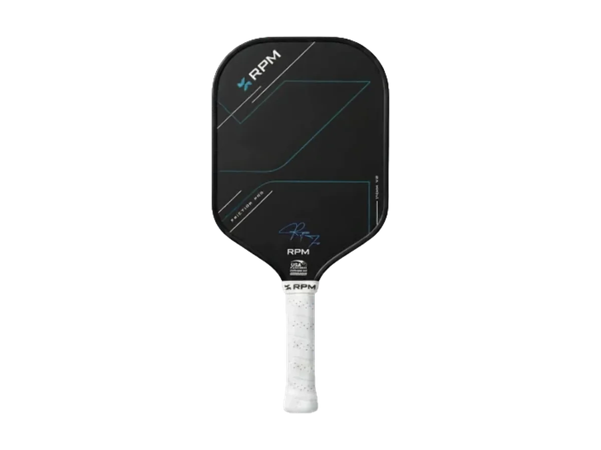 RPM Friction Pro V2 Hybrid Flat Top 16mm pickleball paddle
