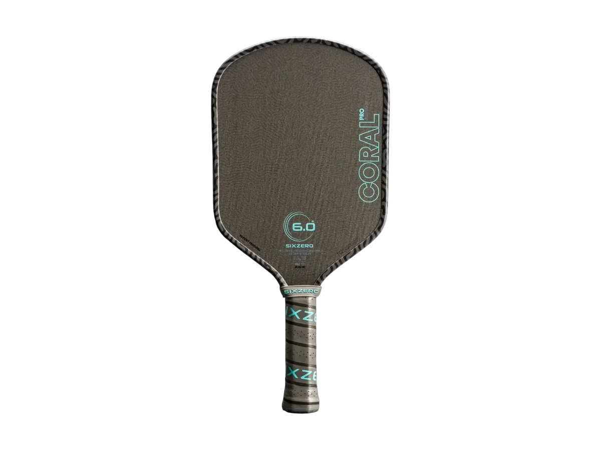Six Zero Coral Pro Hybrid 16mm pickleball paddle