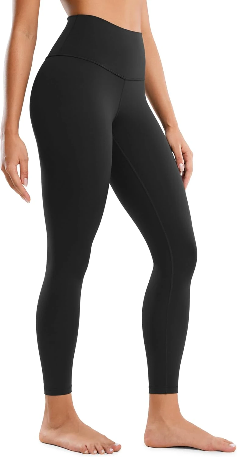 Black CRZ YOGA Butterluxe high-waisted leggings in an official white-background product photo.