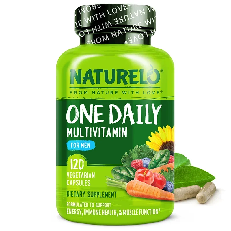NATURELO One Daily Multivitamin for Men, 120 Vegetarian Capsules product image