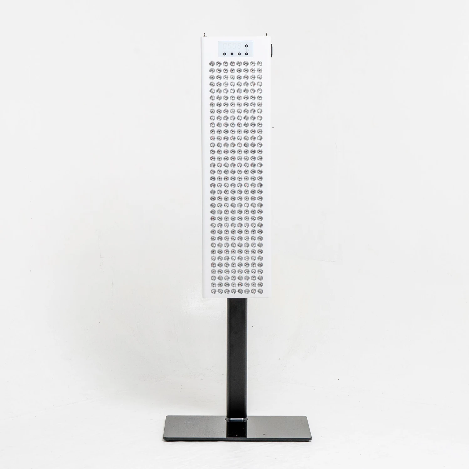 RedRush 840 PULSE panel shown on the manufacturer's white studio background; the pictured floor stand is sold separately
