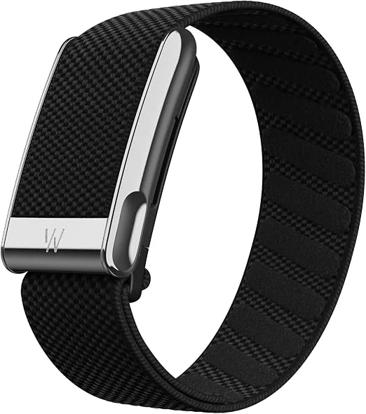 WHOOP 5.0 screenless fitness tracker with black SuperKnit band