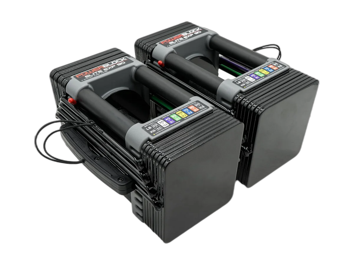 PowerBlock Elite EXP Stage 1 adjustable dumbbells