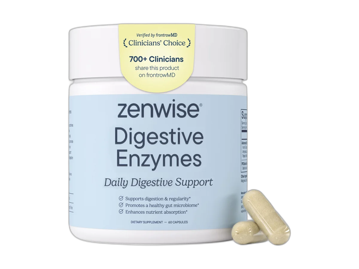 Zenwise Digestive Enzymes and Probiotics bottle